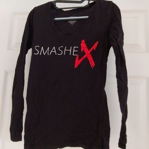 Black SmasheX Long sleeve Top